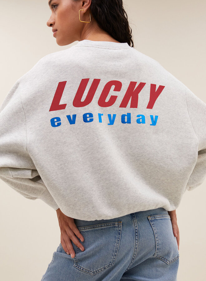 By Bar bibi melange lucky everyday sweater grey
