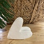 Zusss servethouder keramiek hartje wit