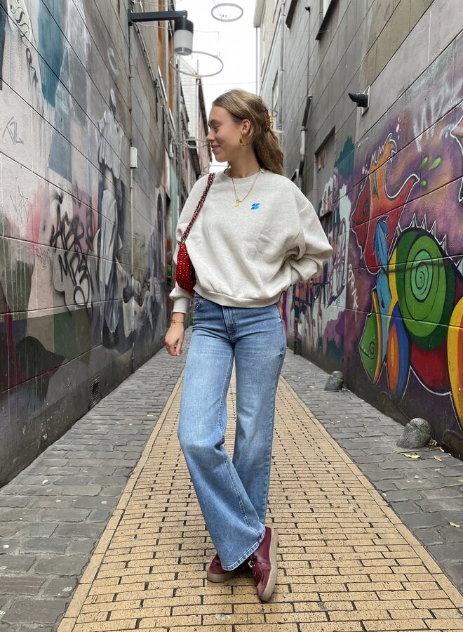 By Bar bibi melange lucky everyday sweater grey