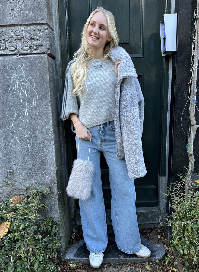 American V. vito18 pullover gris clair