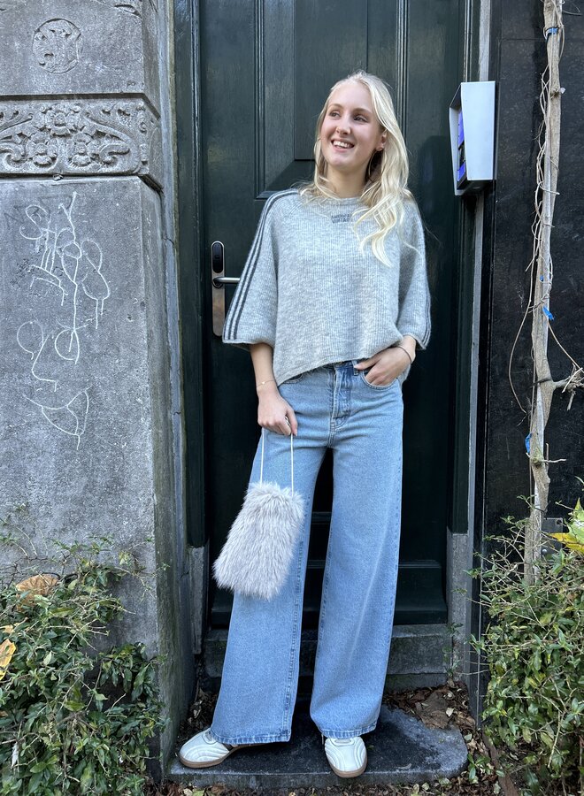 American V. vito18 pullover gris clair