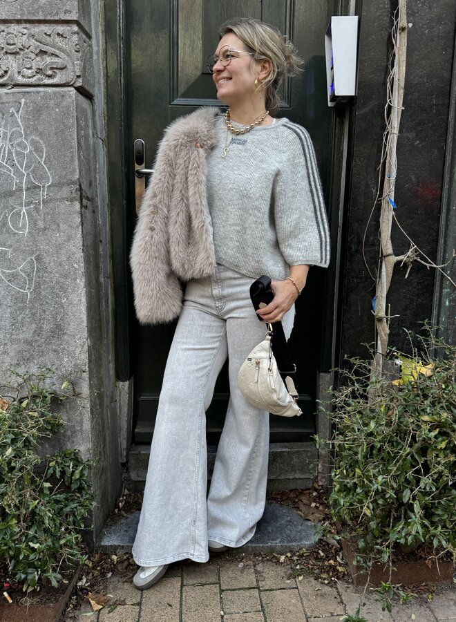 American V. vito18 pullover gris clair