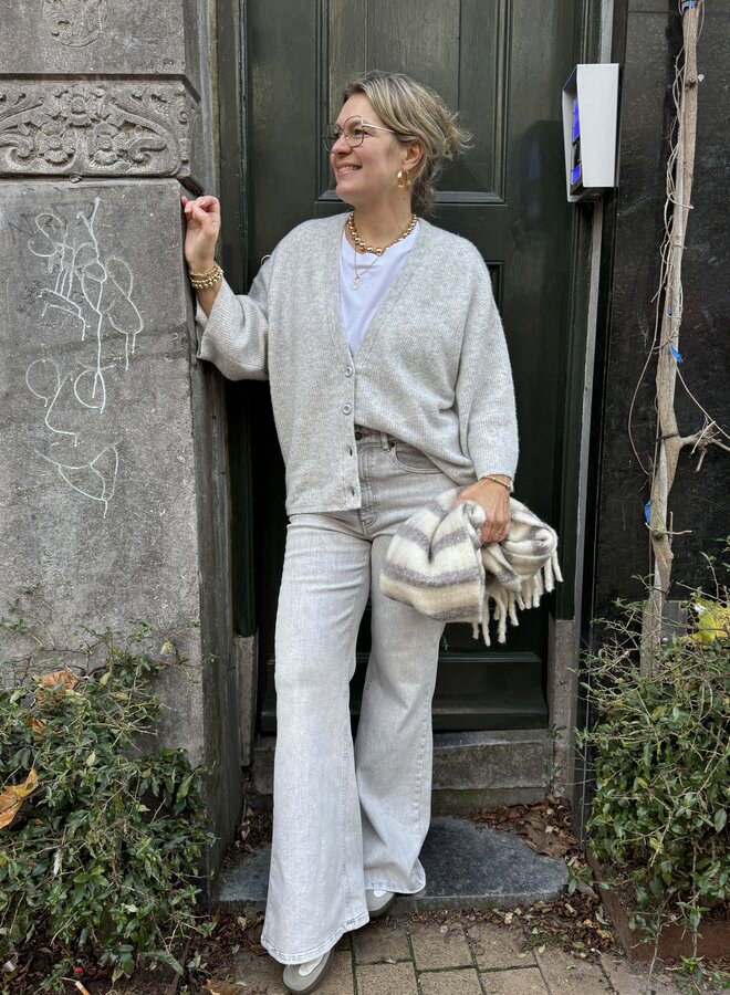 American V. dam19 trui gris chine