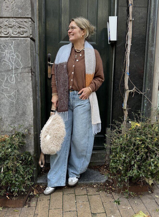 American V. vito19 vest chocolate chine