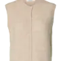 SF lulu sl button o-neck vest birch