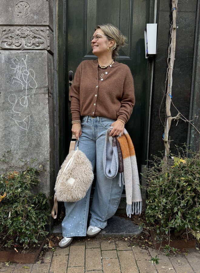 10days thick cotton tee dark truffle