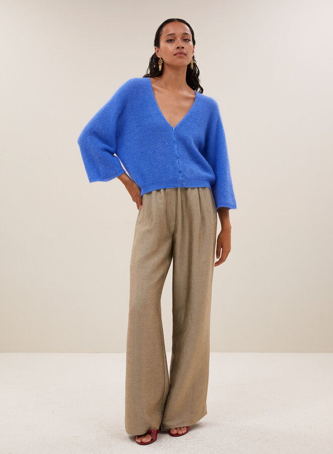 BY BAR indra cardigan azul blue