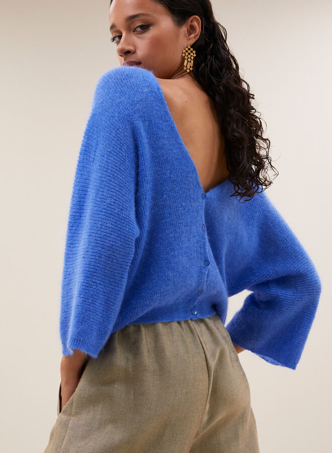 BY BAR indra cardigan azul blue