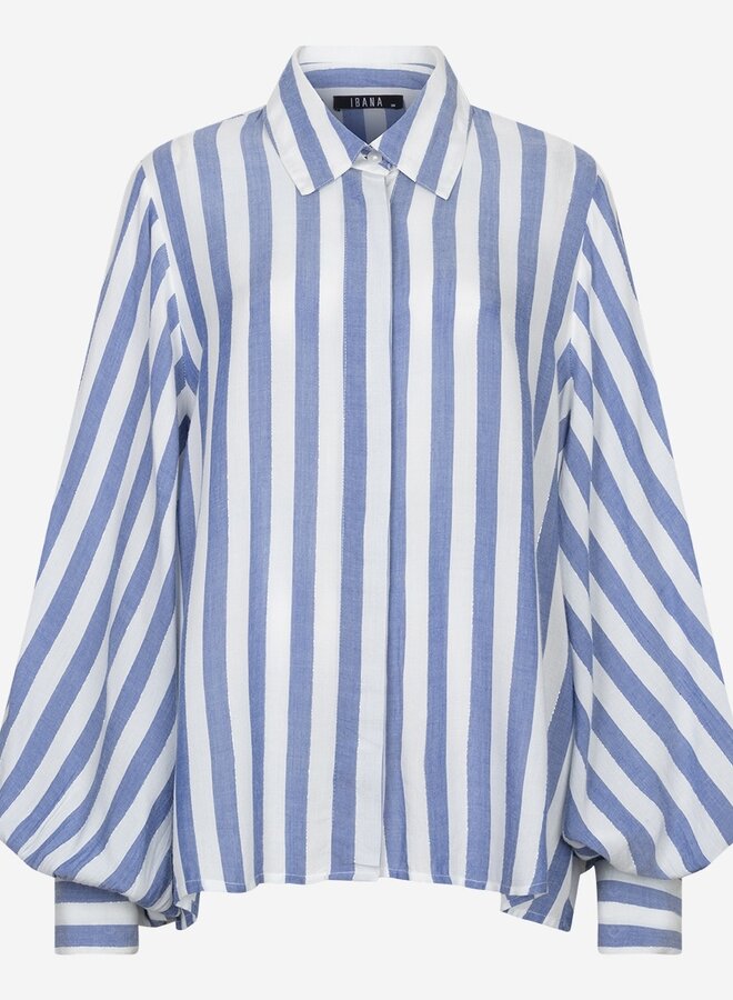 Ibana thalita blouse raya blue