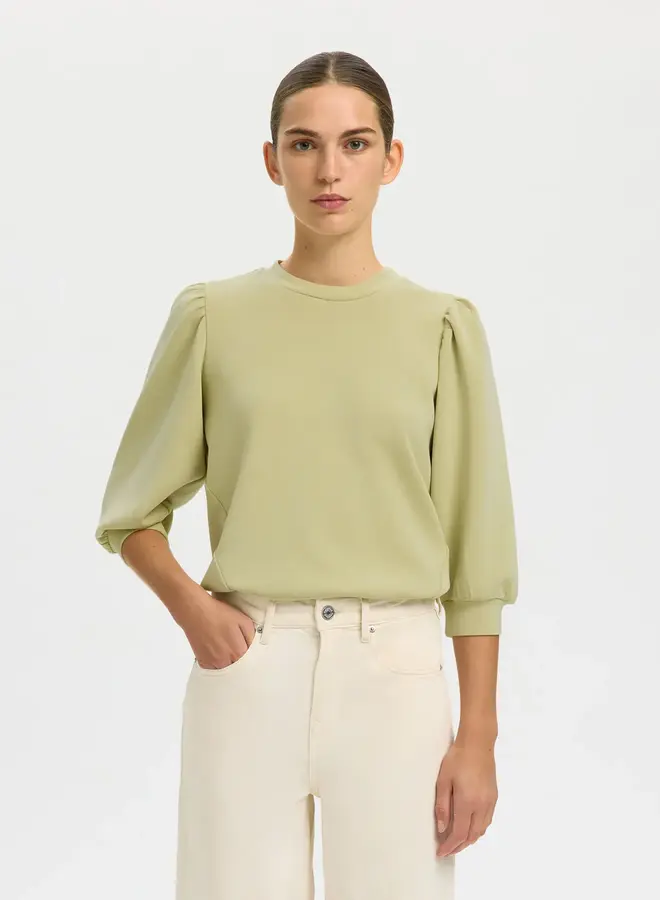 SF tenny 3/4 sweat top noos lint