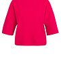 Yaya sweater with rib sleeves rose red