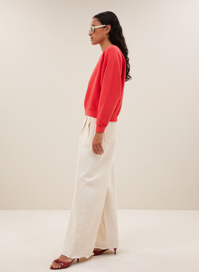 By Bar carrie sweater poppy red