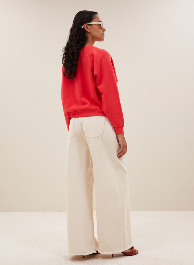 By Bar carrie sweater poppy red