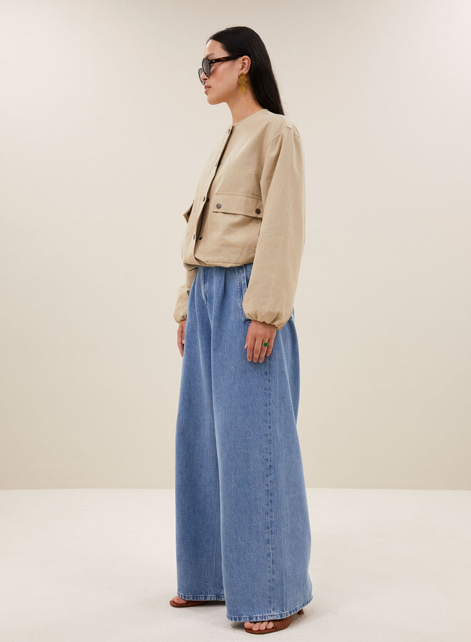 BY BAR maggie canvas jacket dark sand