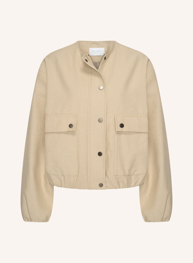 BY BAR maggie canvas jacket dark sand