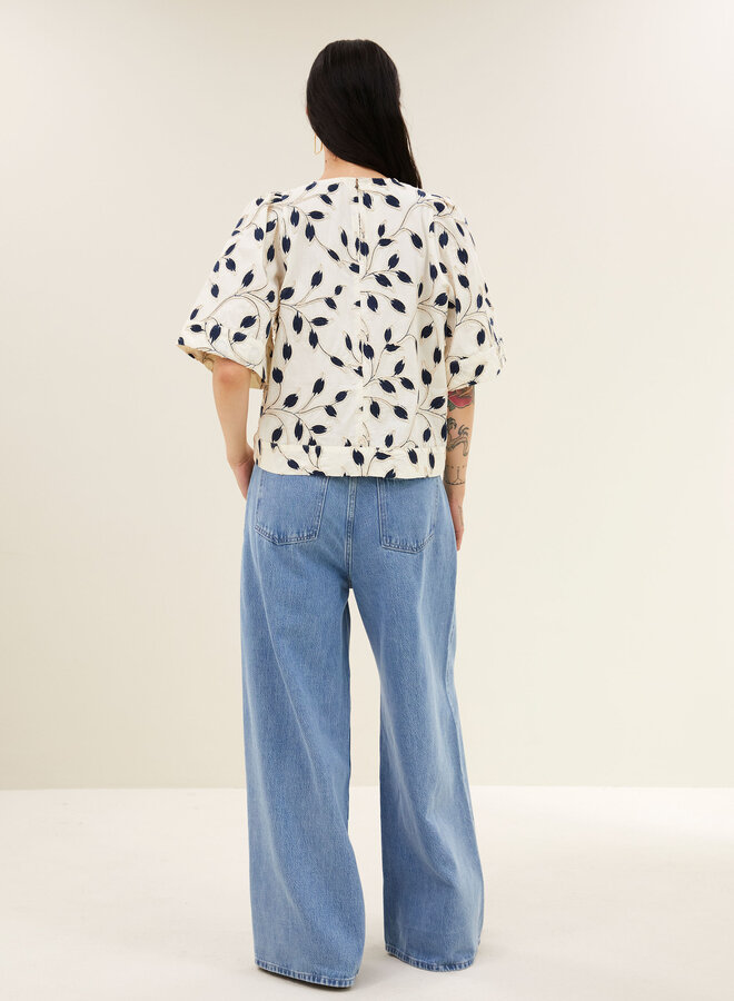 By Bar olivia botanic blouse midnight