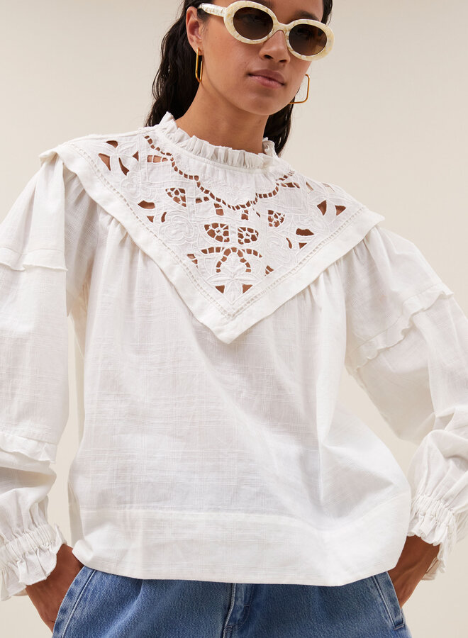 By Bar bowie blouse off white