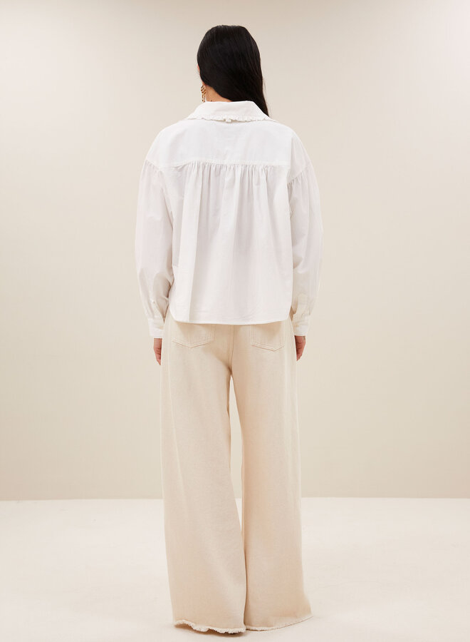 By Bar lux grain jeans white