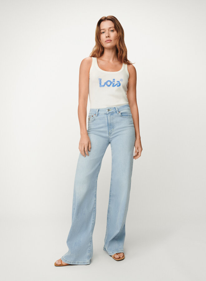 Lois palazzo jeans 2142-7909 bleach