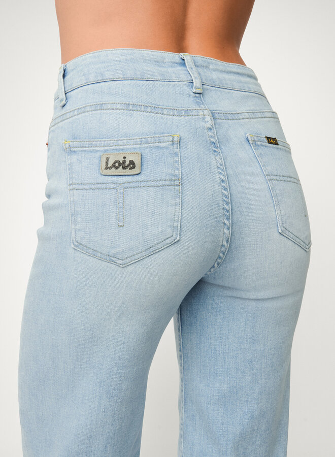 Lois palazzo jeans 2142-7909 bleach