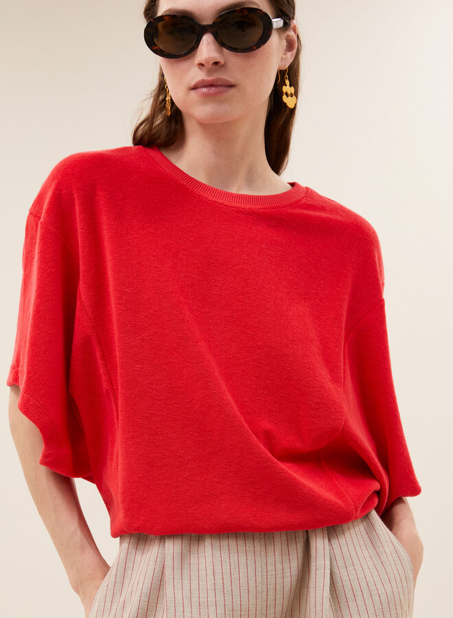 By Bar nuki slub top lollipop