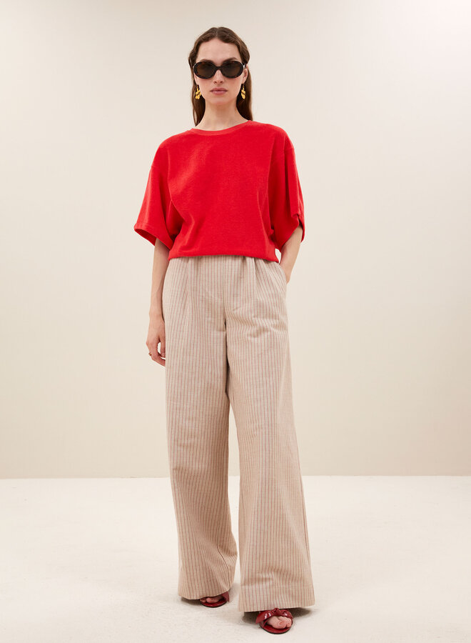 By Bar nuki slub top lollipop