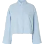 SF astha cropped boxy shirt cashmere blue