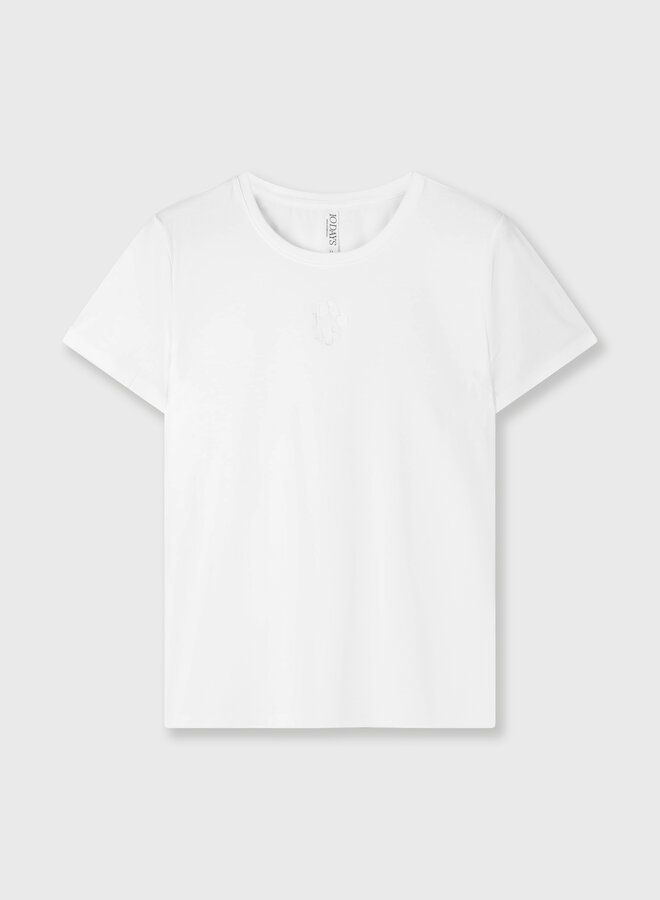 10DAYS slim short sleeve tee ecru