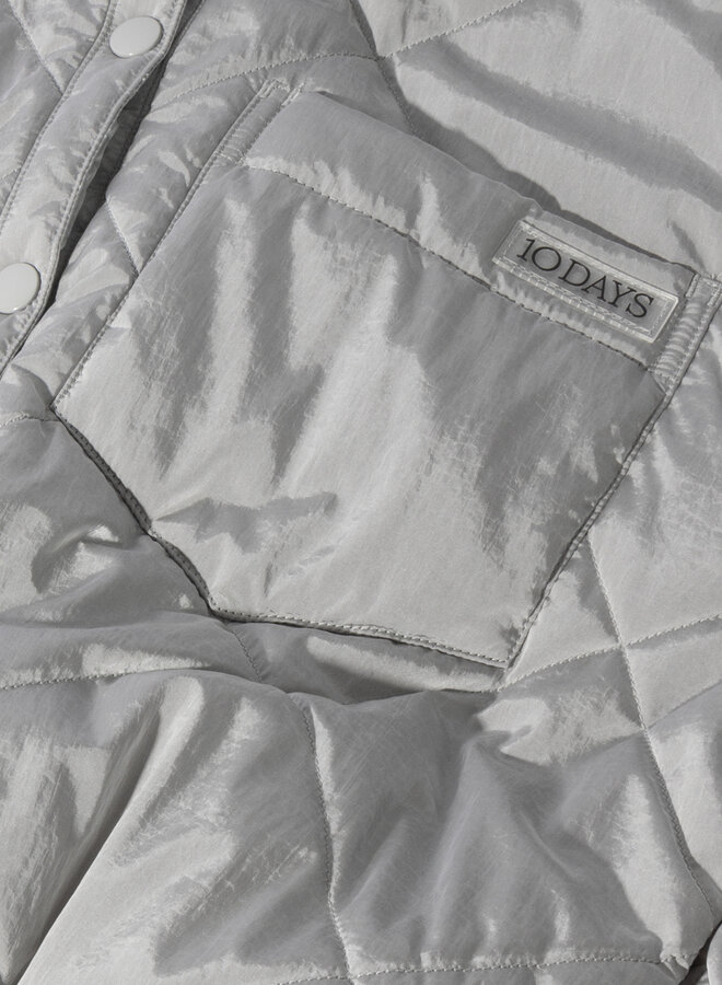 10DAYS padded jacket light graphite