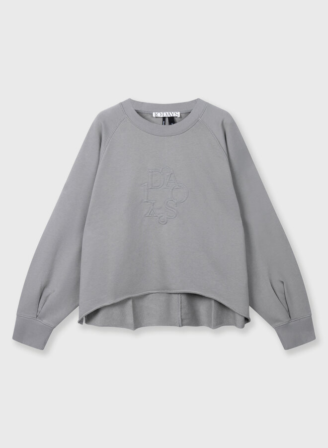 10days LA sweater curly 10 light graphite