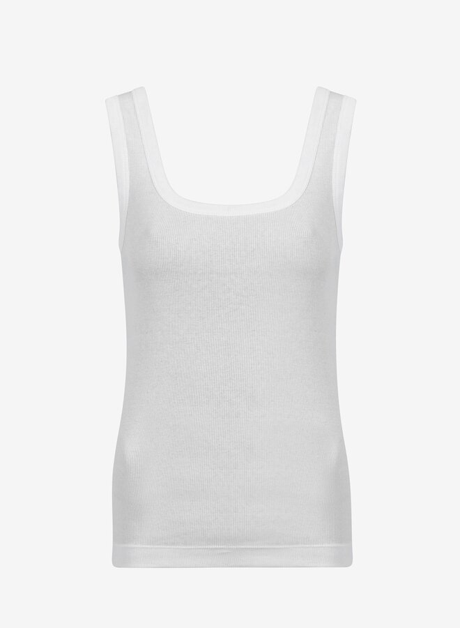 Knit-ted evi top white