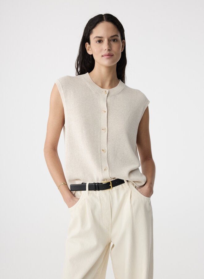 Knit-ted lotte cardigan creme