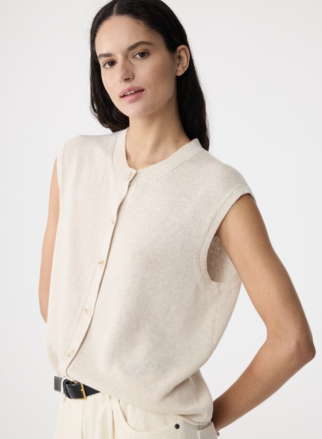 Knit-ted lotte cardigan creme