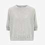 Knit-ted fanes t-shirt grey melange