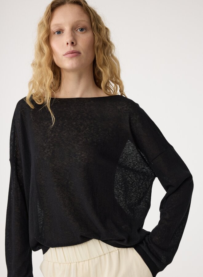 Knit-ted gill pullover black