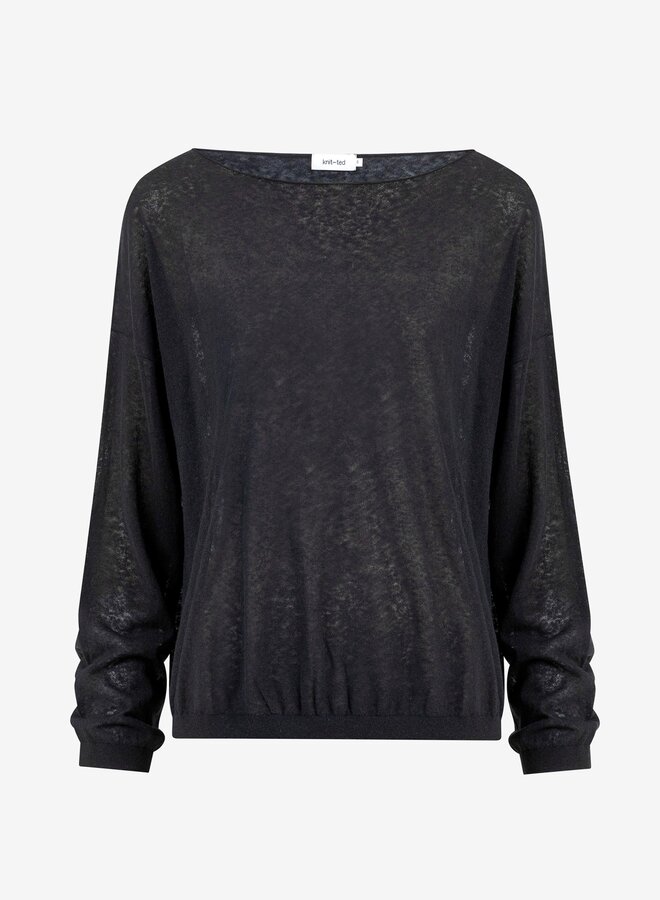 Knit-ted gill pullover black