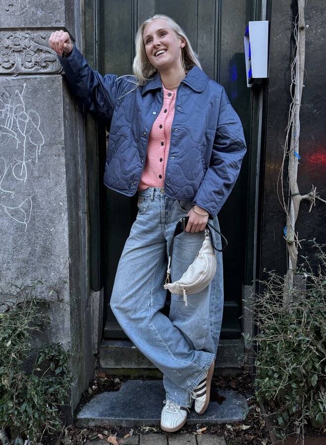 Moss S6 chista jacket vintage indigo