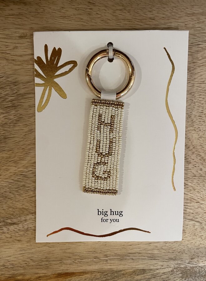 Zusss ansichtkaart sleutelhanger hug