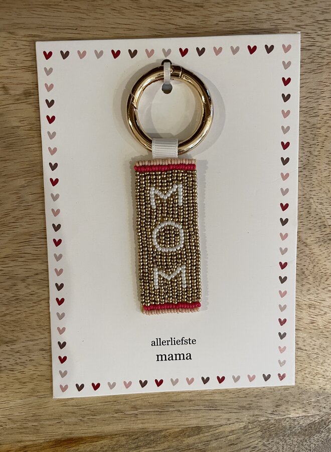 Zusss ansichtkaart sleutelhanger mom