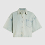 Circle denver blouse blue wash