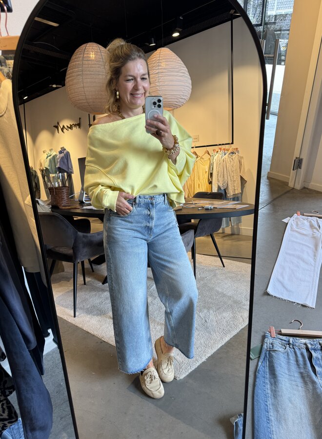 Circle boston denim jeans blue