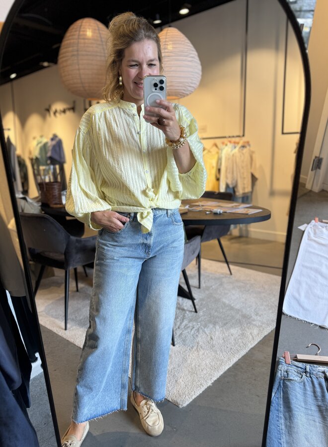 Circle boston denim jeans blue