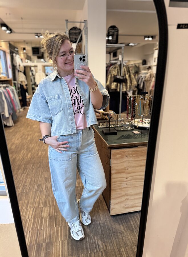 Circle loren jeans blue wash