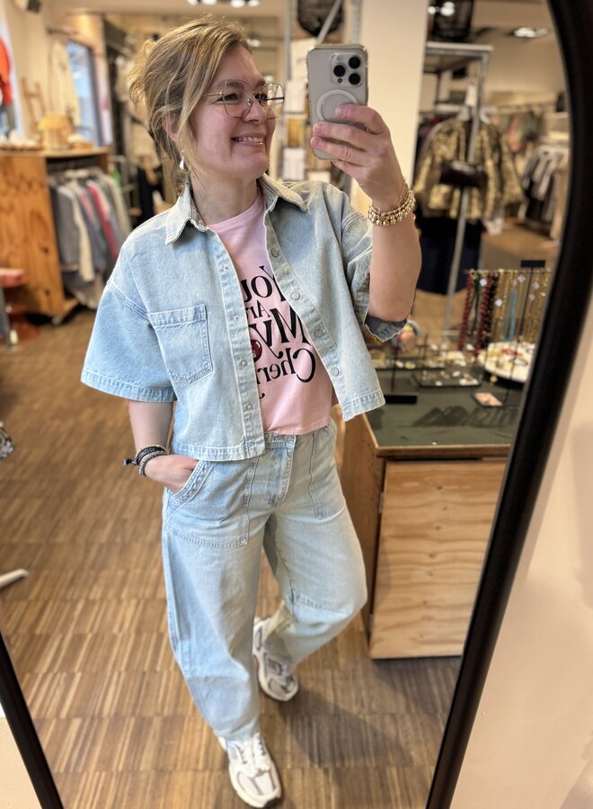 Circle loren jeans blue wash