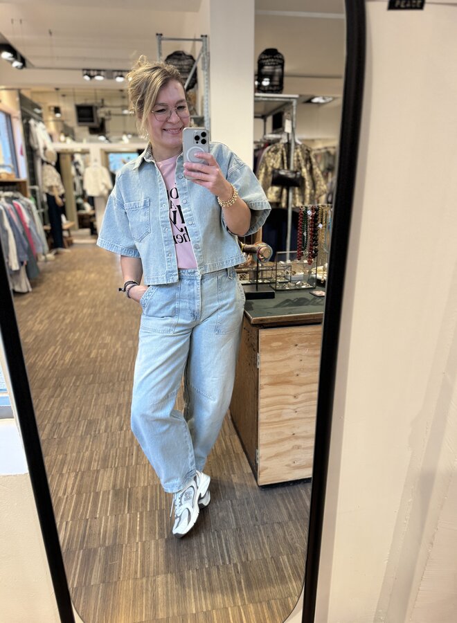 Circle loren jeans blue wash