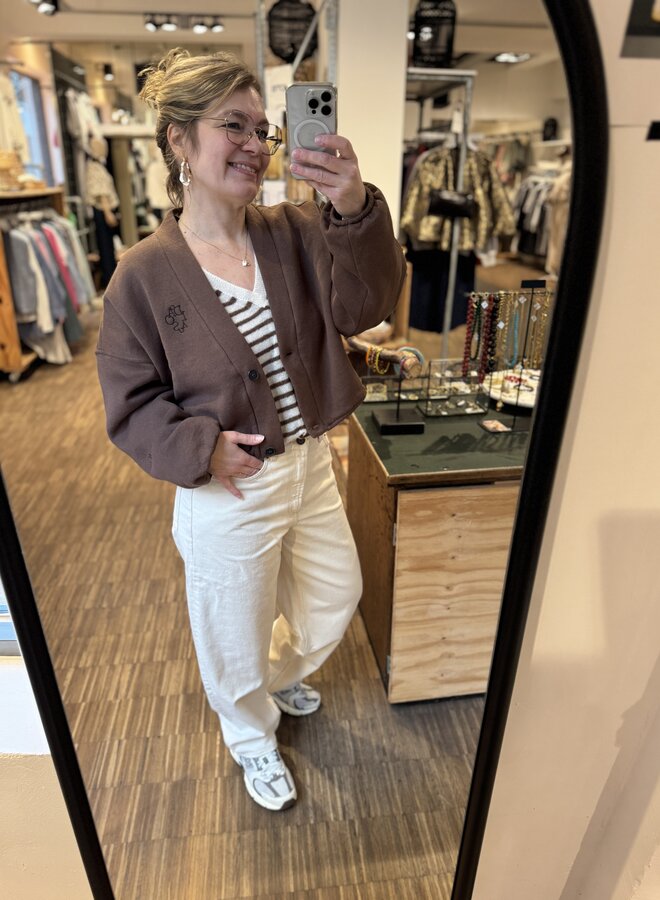 American V. S26 snop11 jeans ecru