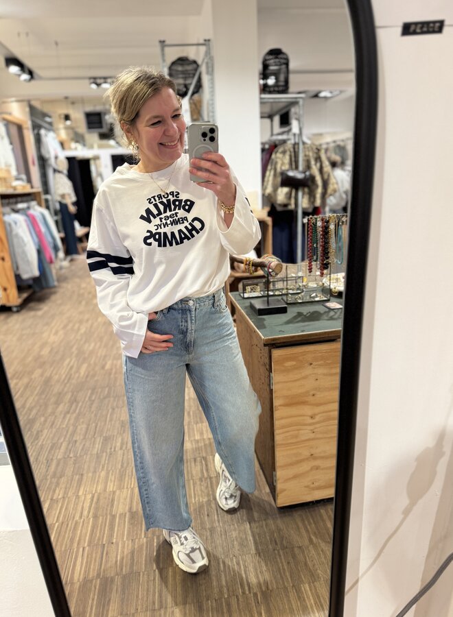 Circle boston denim jeans blue