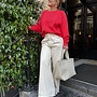 By Bar carrie sweater poppy red