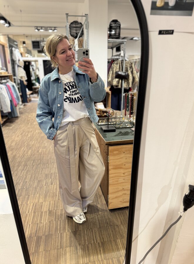 Moss tua jacket light blue wash