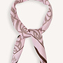 Dante6 monogram scarf pink shell